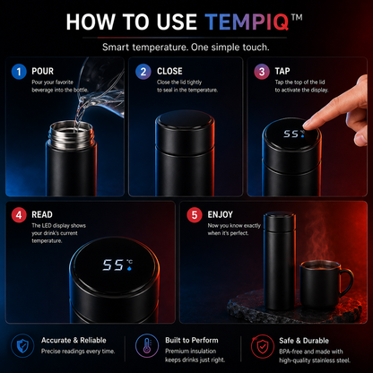 TEMPIQ™ Smart Temperature Bottle